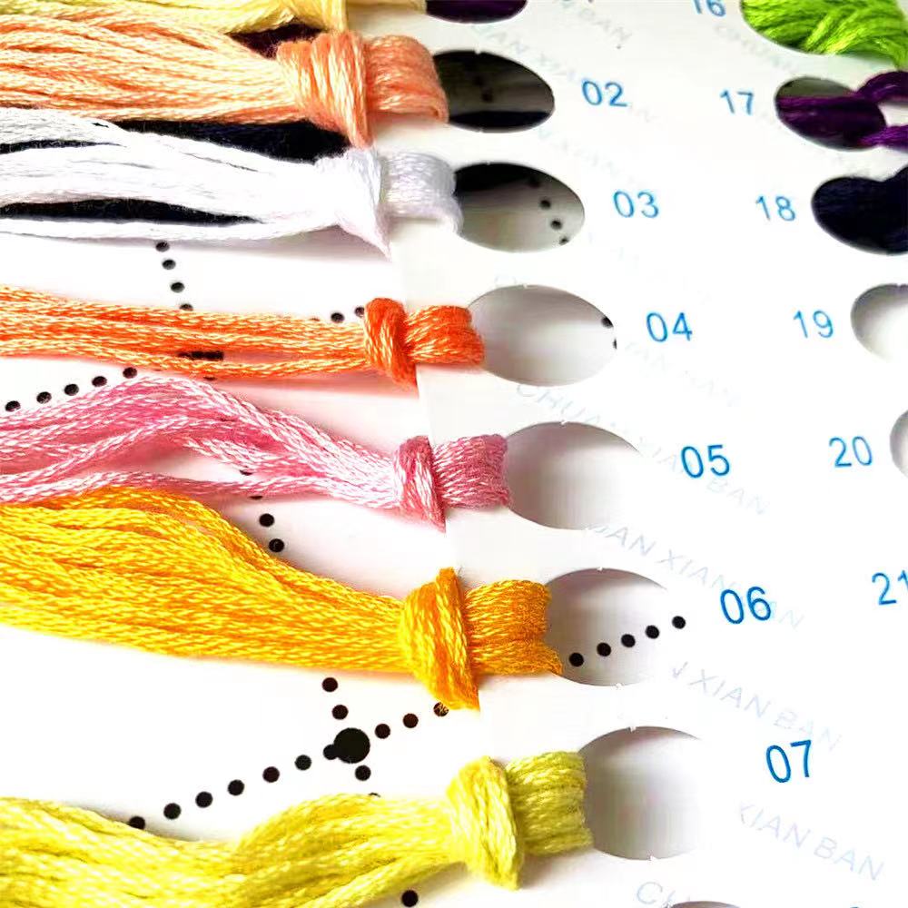 Zestawy do haftowania krzyżyko – Cotton Embroidery Thread Skeins recenzja i cena
