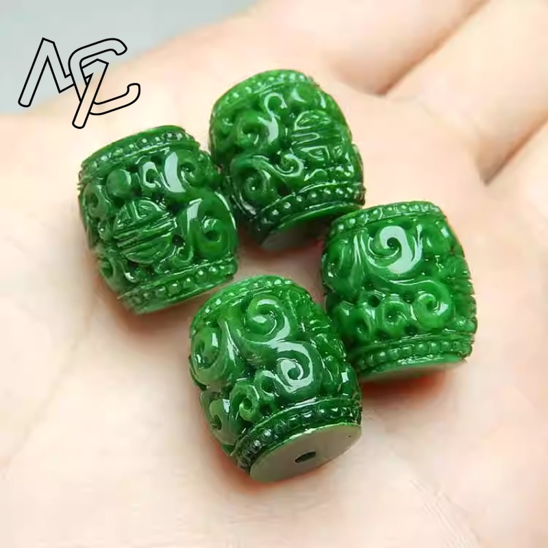 5 sztuk naturalny zielony jade – Beading recenzja i cena
