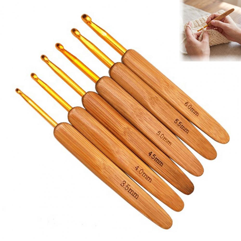 Zestaw szydełek do robótek ręc – Wooden Crochet Hooks Ergonomic Handle recenzja i cena