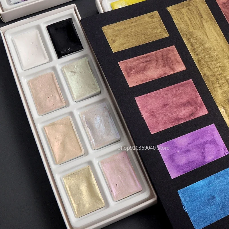 2024 nowy biały mistrz nocny s – Watercolor Paint Set Solid Pigment recenzja i cena