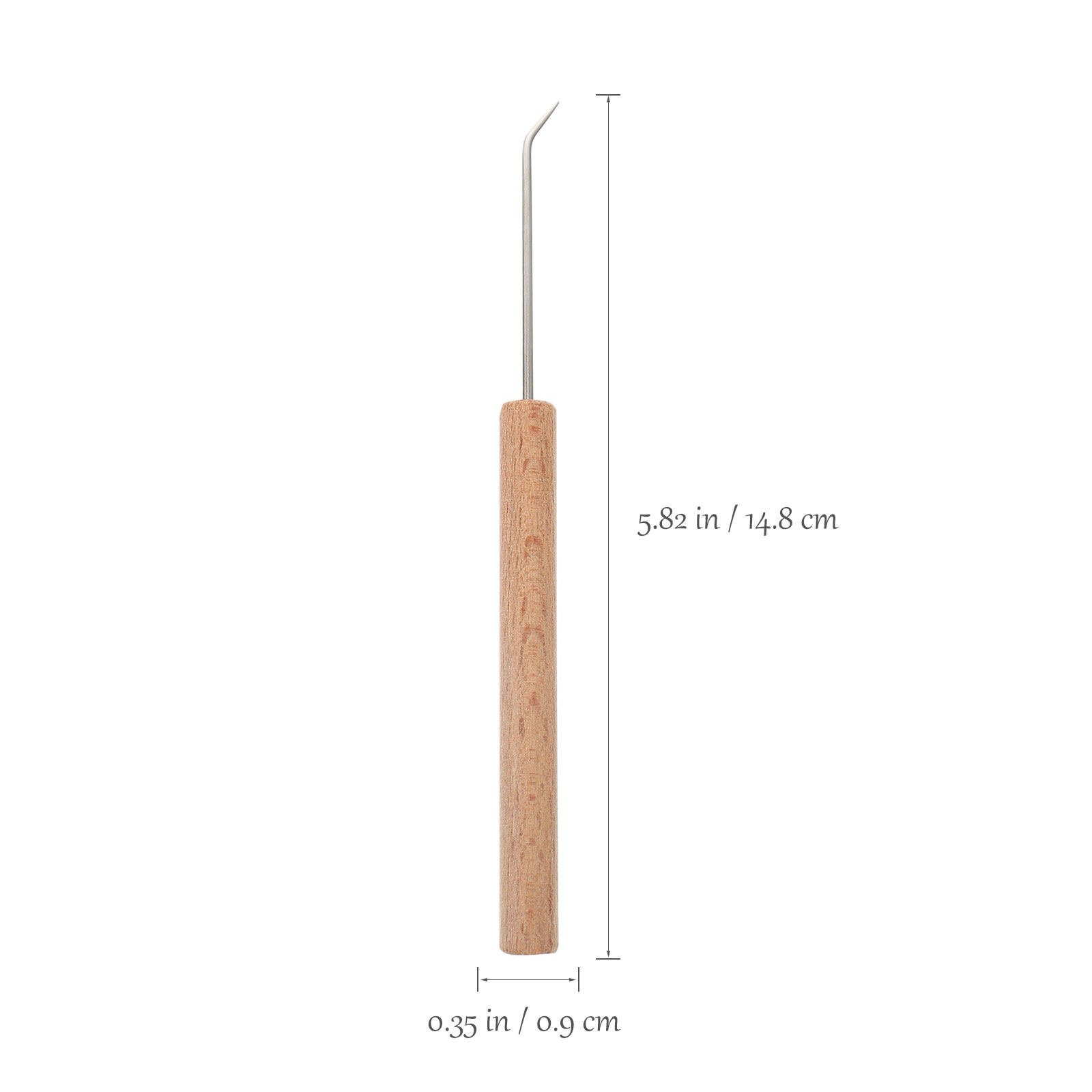 1 szt. drucianka z drewnianą r – Wooden Crochet Hooks Ergonomic Handle recenzja i cena