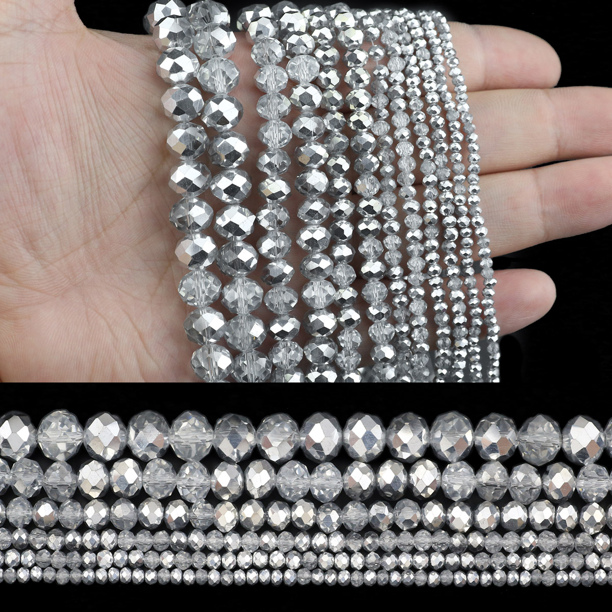 Półkolor srebrny przezroczysty – Glass Seed Beads 2Mm Jewelry Making recenzja i cena