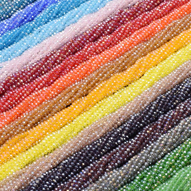 Poszycie AB przezroczysty kolo – Glass Seed Beads 2Mm Jewelry Making recenzja i cena